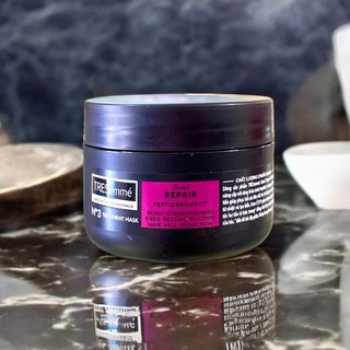 Kem ủ tóc giúp giảm tóc gãy rụng tresemme salon rebond 50g - hủ đen