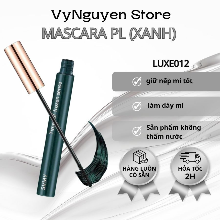 Mascara Chuốt Mi LUXE - Giữ Lớp Mascara Bền Màu Suốt Cả Ngày, Không Vón Cục - LUXE012