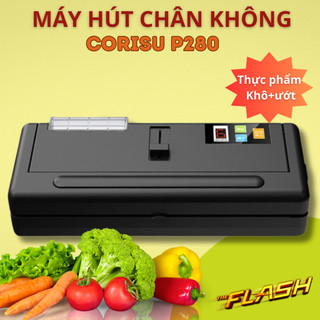 Máy hút chân không không kén túi Corisu P280 hút nhanh gọn, tiện lợi, bảo quản thực phẩm gia đình