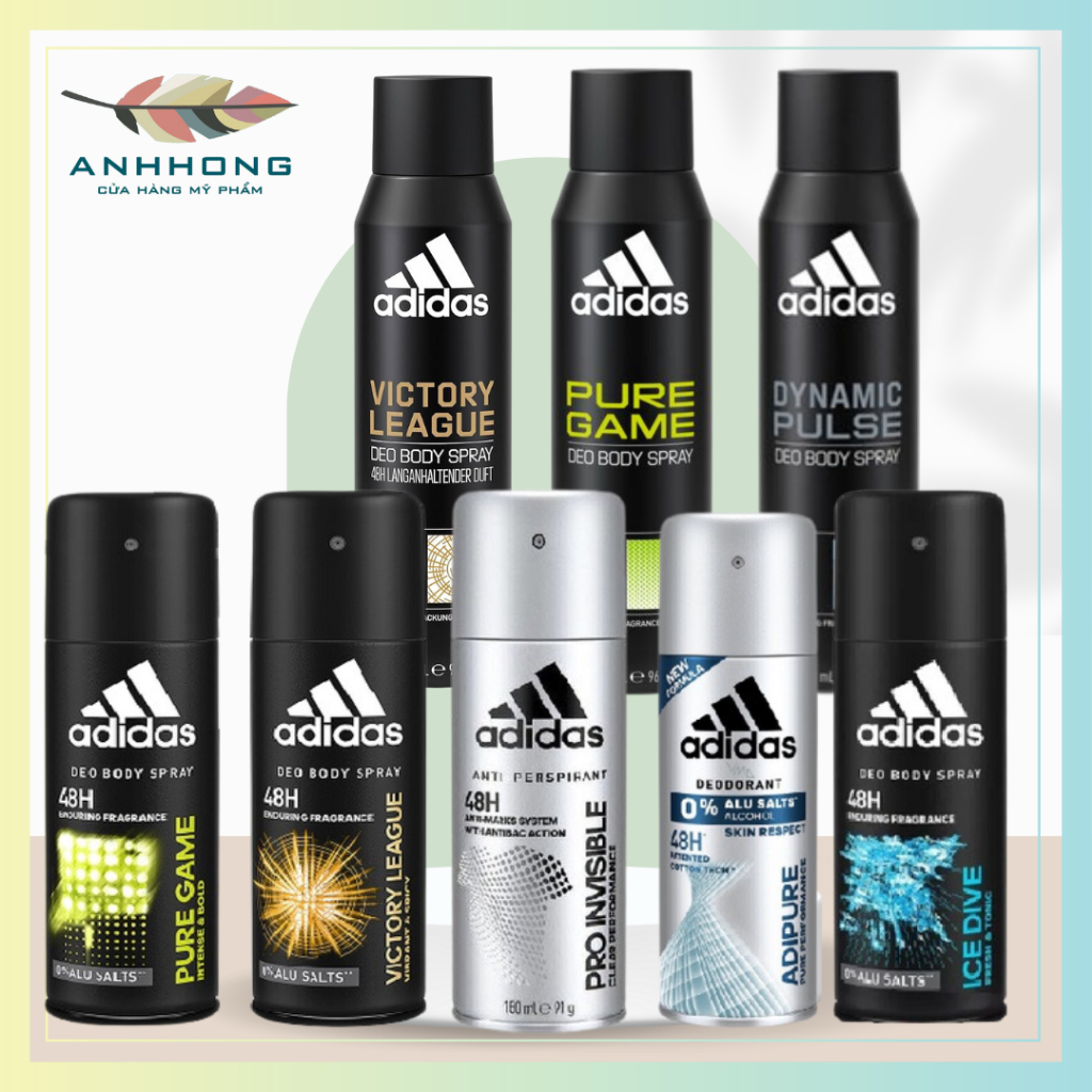 Xịt khử mùi 48h ADIDAS 150ml