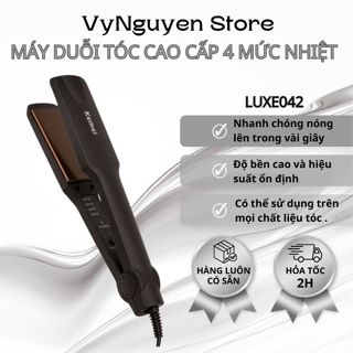 Máy Duỗi Tóc Kemei Chính Hãng Giúp Cho Mái Tóc Suôn Mượt - Không Gây Hư Tổn Da Đầu - LUXE042