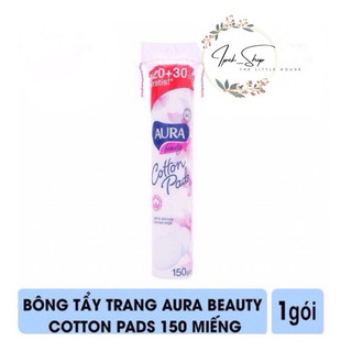 Bông tẩy trang AURA 150 miếng - Ipek_Shop