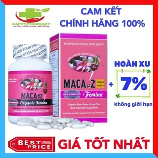  Viên uống tăng cường sinh lý nữ Maca 2 Femina - Bổ sung Estrogen nội tiết tố nữ, đẹp da chống lão hóa