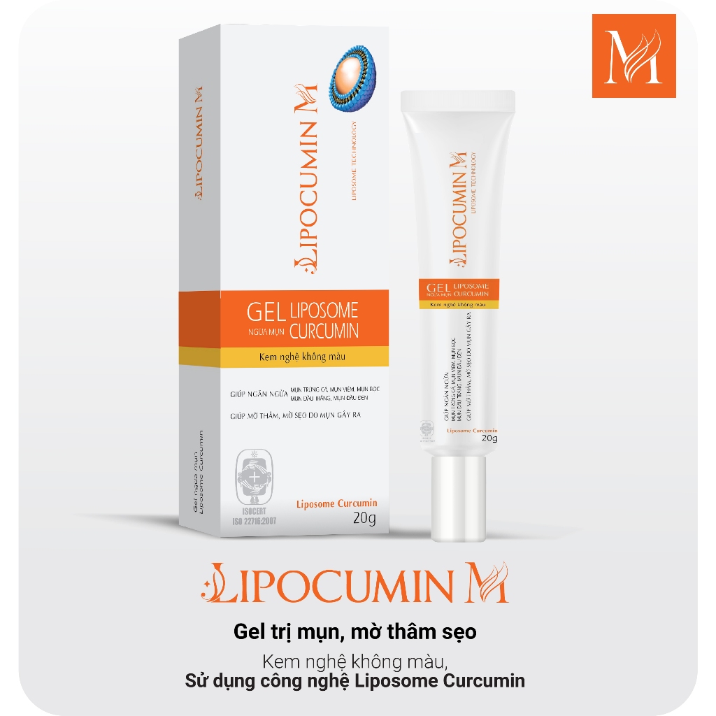 Kem chấm mụn, mờ thâm sẹo - LIPOCUMIN M. Hiệu quả sau 3-5 ngày