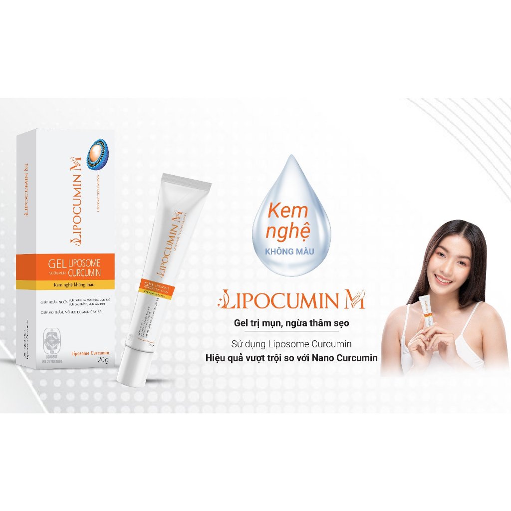 Kem chấm mụn, mờ thâm sẹo - LIPOCUMIN M. Hiệu quả sau 3-5 ngày