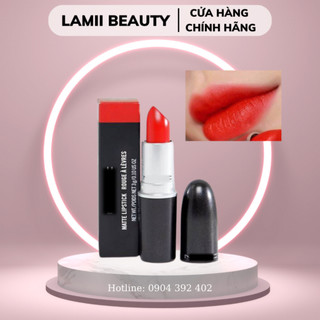 CHÍNH HÃNG - Son M@C matte lipstick 607 LADY DANGER/ Son thạch anh Missha LINE FRIENDS Wish Stone Tint