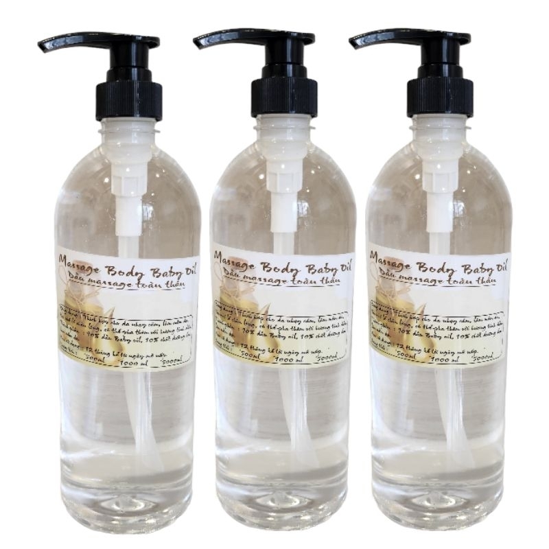 Dầu TRẮNG Massage BODY Không Mùi, Dịu Nhẹ, An Toàn cho Da