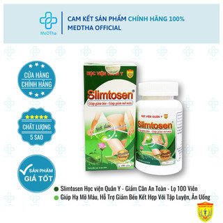 Slimtosen Học viện Quân Y - Giảm Cân An Toàn, Cân Bằng Vóc Dáng (30 Viên)