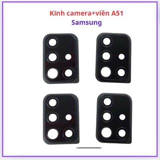 Kính camera samsung A51 có viền