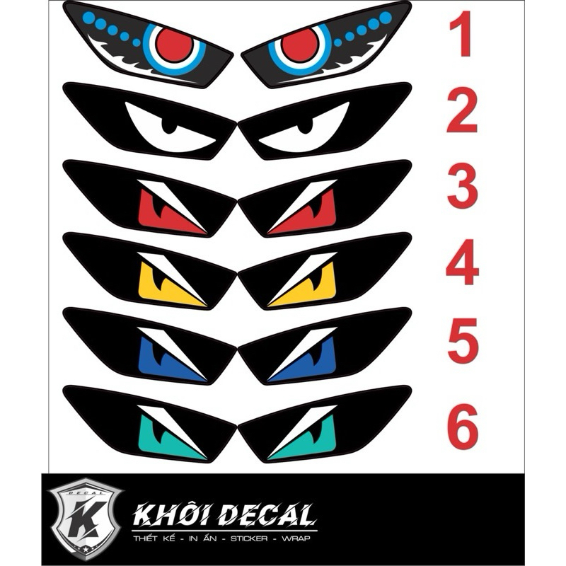 Decal dán đèn pha Vario 2018-2024(125i)