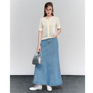 OLV - Chân váy đuôi cá Norie Denim Skirt