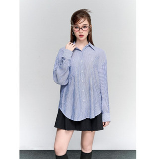 Olv - áo sơ mi công sở tami striped shirt