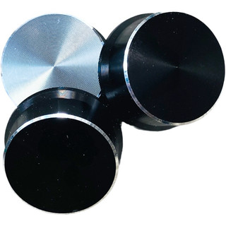 Núm volume nhôm đen 30x17x6mm