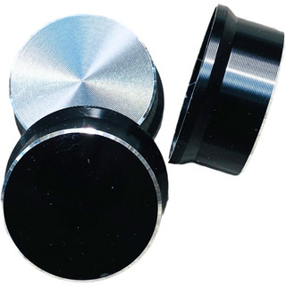 Núm volume nhôm đen 30x17x6mm