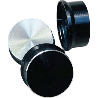Núm volume nhôm đen 30x17x6mm