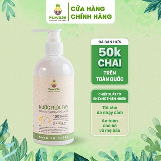 Nước Rửa Tay Hữu Cơ Fuwa3e Mùi Tinh Dầu Quýt Từ Chế Phẩm Enzyme Sinh Học 300ml