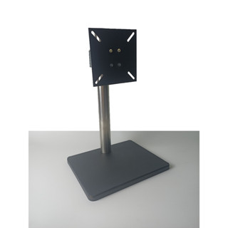 Chân màn hình LCD đa năng trụ Inox tròn, đế sắt