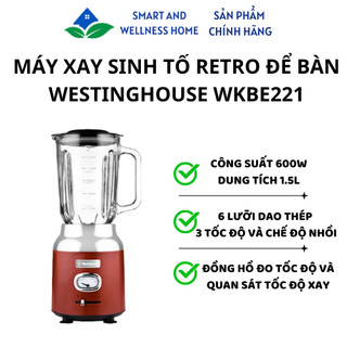 Máy xay sinh tố Retro để bàn Westinghouse WKBE221 5 màu cá tính - Bảo hành 12 tháng