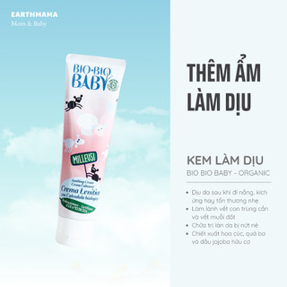 [EARTHMAMA] Kem Làm Dịu Và Thêm Ẩm Organic BIO-BIO BABY 100ML