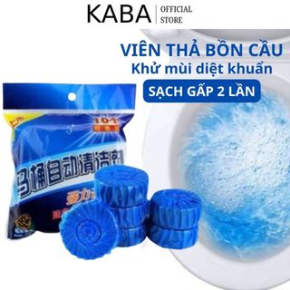 Viên Thả Bồn Cầu Viên tẩy bồn cầu Viên sạch bồn cầu diệt khuẩn khử mùi toilet viên xả bồn cầu KABA