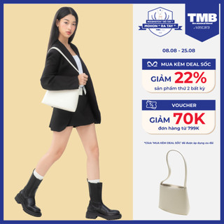 Túi quai xách flex shoulder bag màu kem con 0002 - tmb of vascara