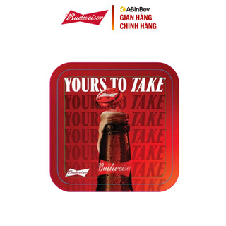 [Grocery Gift] Combo 4 Lót Ly Budweiser Cao Cấp