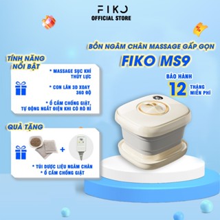 [Livestream] Bồn ngâm chân massage gấp gọn FIKO MS9 - Tặng túi thảo mộc ngâm chân & ổ cắm chống giật