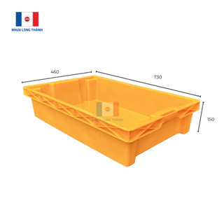 Sóng bít Nhựa Long Thành HS045-SB L(730 x W460 x H150) ± 10mm