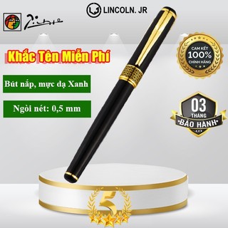 Bút ký khắc tên cao cấp Lincoln Jr 002, mực mịn đều ở mọi góc nghiêng