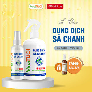 Dung dịch xịt thơm đa năng Sả Chanh VINA TƯƠI 70ml/100ml/500ml