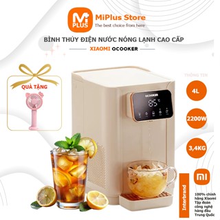 Bình thủy điện máy nước nóng lạnh để bàn Xiaomi Qcooker CS-SJ06 công suất 2200W dung tích 4L, 6 mức nhiệt, khóa an toàn