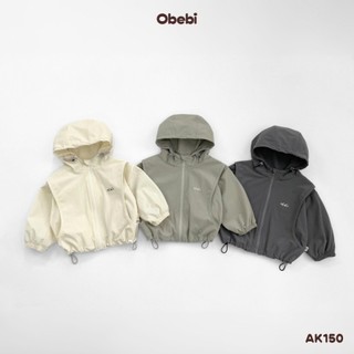 Áo khoác gió bốn mùa thoải mái cho bé obebi ak150