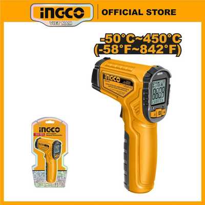 Máy đo nhiệt độ hồng ngoại thiết bị, vật dụng INGCO HIT0155028 -50°C~450°C (-58°F~842°F) pin R03 AAA