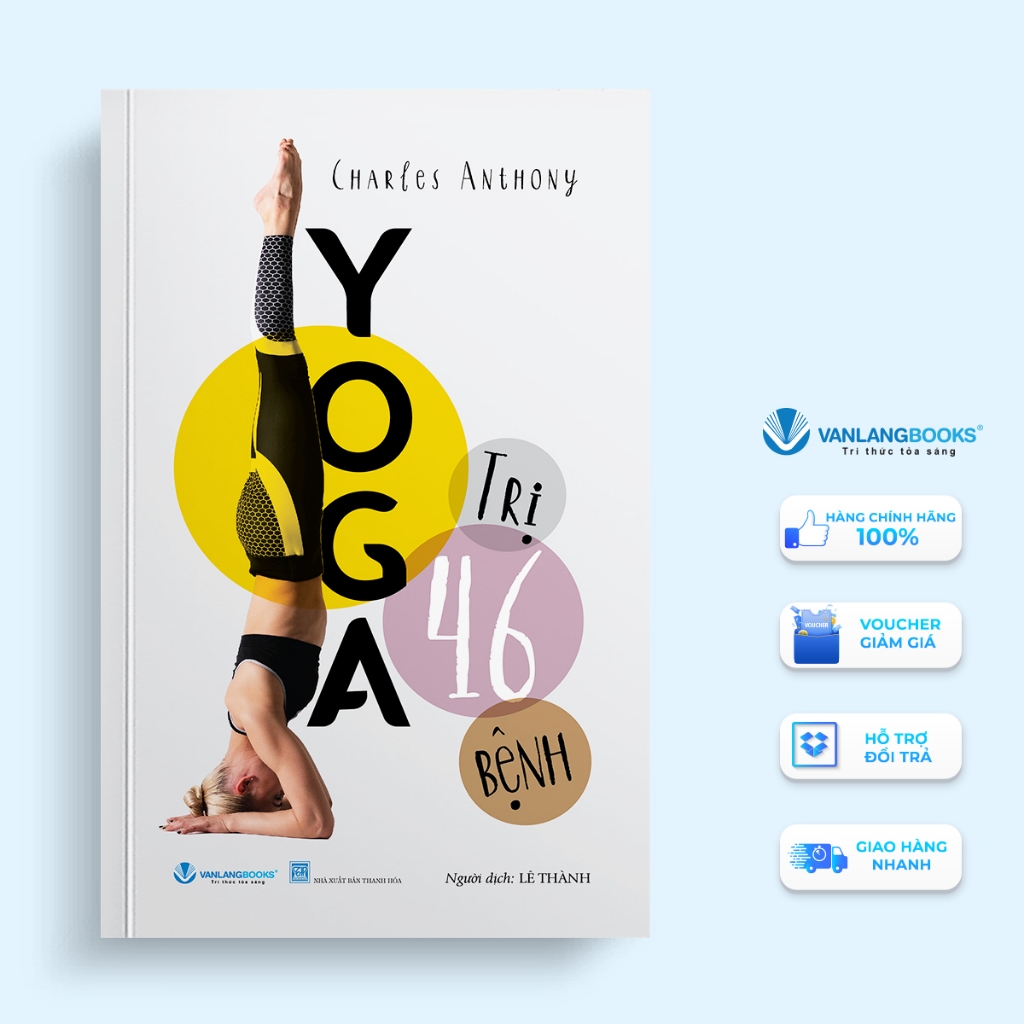Sách Yoga Trị 46 Bệnh (Tái Bản 2024) - Văn Lang