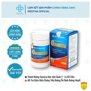 Thanh Đường Gamosa Học viện Quân Y - Hỗ trợ giảm biến chứng tiểu đường [Chính hãng]
