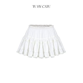 Tubycatu | chân váy alida white/ black skirt