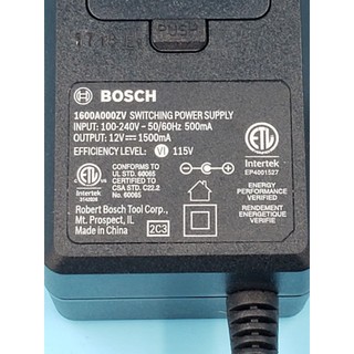 Sạc Bosch 12v 1.500ma chính hãng