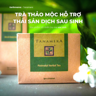 [EARTHMAMA] Trà Thảo Mộc Hỗ Trợ Đào Thải Sản Dịch Sau Sinh TANAMERA (2G x 14 Gói)