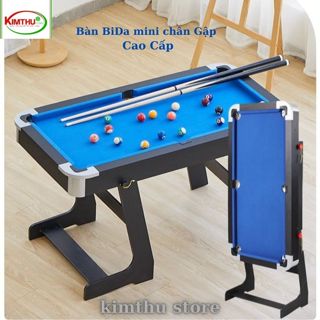 Bàn Bida Mini Gấp Gọn Cao Cấp – Bàn Bi-a Đồ Chơi Vận Động Cho Bé và Gia Đình – Bàn Bi-a Cỡ Lớn Chân Gập Chắc Chắn