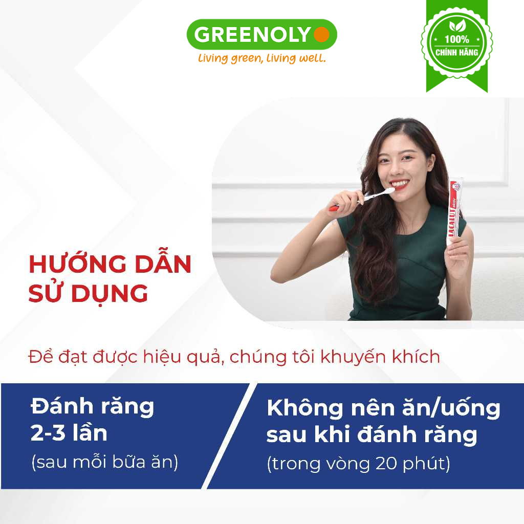 Kem Đánh Răng Lacalut Flora Cho Hơi Thở Thơm Mát, Ngăn Ngừa Viêm Nướu 75ml