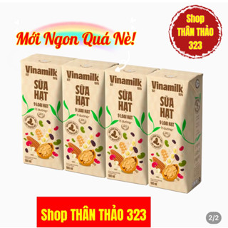 Sữa Hạt Super Nut Vinamilk 9 Loại Hạt Cao Cấp 180ml (1 lốc x 4 hộp)