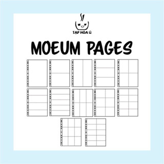[MUA NHIỀU GIẢM NHIỀU] SHEET MOEUM DÙNG CHO BÌA A4 (NHIỀU LOẠI)