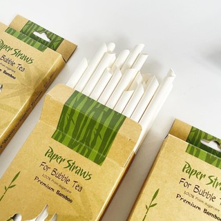 Phi 6 - Hộp 30 ống hút giấy làm từ sợi mía
