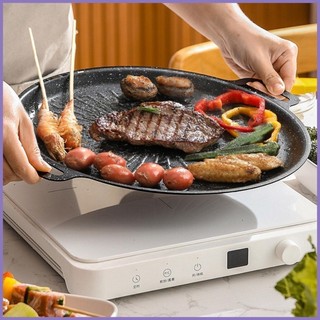 Chảo Nướng Hàn Quốc Chống Dính,  Không Cần Dầu Ăn 34cm - Chảo Nướng Bảo Vệ Sức Khỏe Vega365.vn