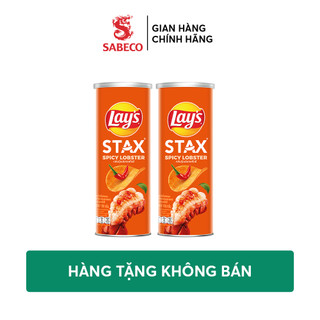 Combo 2 Hộp Lay's Stax tôm hùm nướng ngũ vị 100g