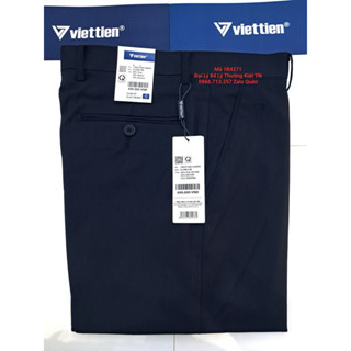 QUẦN TÂY VIỆT TIẾN FORM SLIMFT Ôm sát, Tôn dáng , màu D.GREY/M, chất liệu Co giãn dễ chịu 