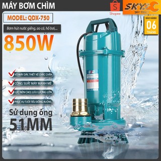 Máy bơm nước chìm, bơm tõm chính hãng ggg siêu bền, siêu khỏe. dòng cao cấp qdx. bảo hành 6 tháng