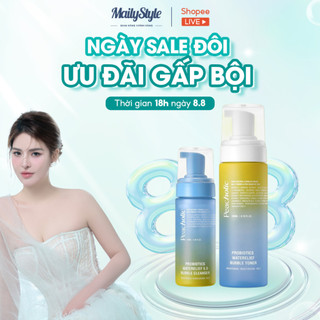 S82_ combo sữa mặt 150ml + toner peacholic 200ml peacholic