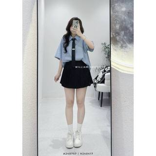 Áo sơ mi tay ngắn kẻ sọc 2663 (240757)