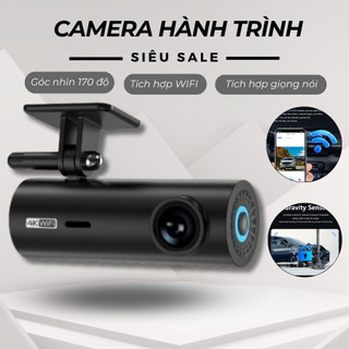Camera hành trình 4k ultra hd, kết nối app điện thoại, wifi độ phân giải 4k, độ rộng cao
